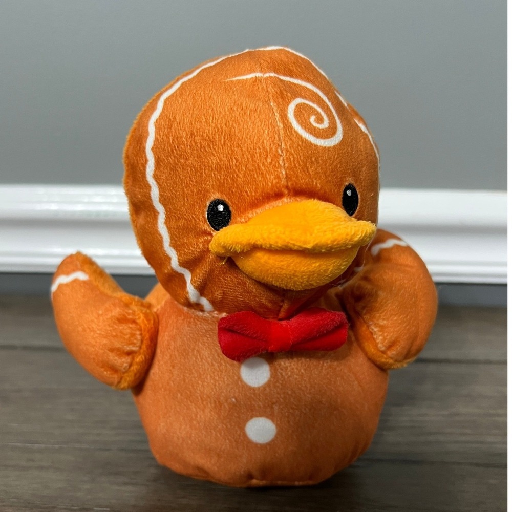 Gingerbread‎ Duck Plush Stuffed Animal Holiday Christmas Kids Toy